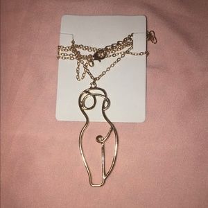Long Silhouette Necklace
